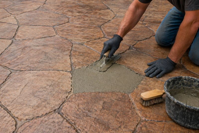 Decorative Concrete Repair in Edmond, OK