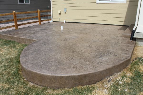 Stamped Concrete Deck Design