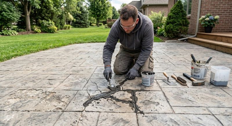 Decorative Concrete Repair in Arvada, CO