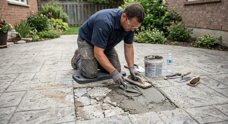 Decorative Concrete Repair in Temecula, CA