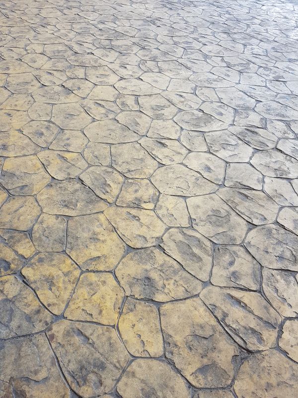 Stamped Concrete Color Restoration